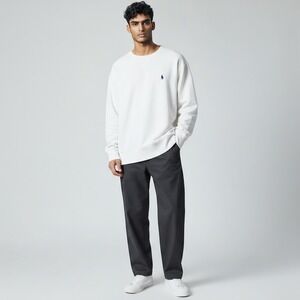 Polo Ralph Lauren  White Crewneck Size Medium